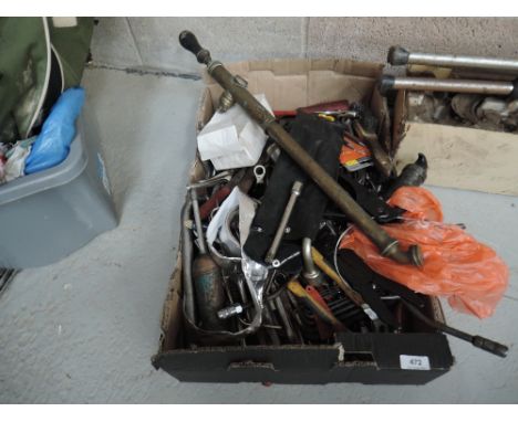 A selection of mechanics tools