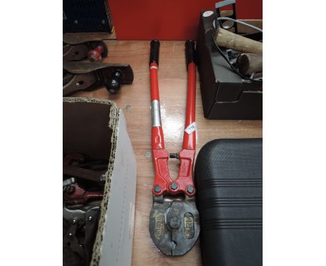 A set of A R M bolt cutters
