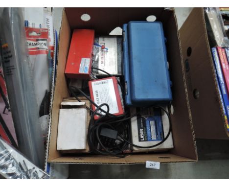 A selection of garage and similar electrical testing tools