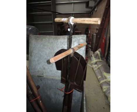 A selection of digging tools