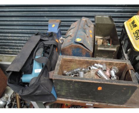 A selection of tools including Erbauer