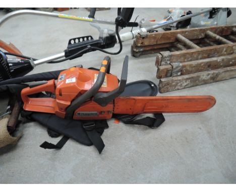 A Husqvarna 137 chainsaw 