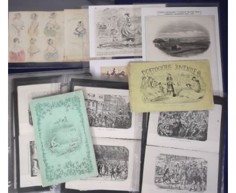 Ephemera, P. Jones Collection, Prints, selection including two booklets published by Rock & Co booklets 'Precious Juveniles a