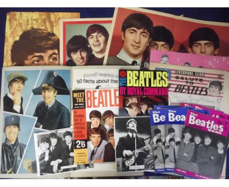 Music Memorabilia, The Beatles, selection of items including Liverpool Echo Pop Special Newspaper 1964 including 16 Beatles i