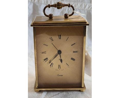 ENGRAVED / DEDICATED SWIZA CARRIAGE CLOCK