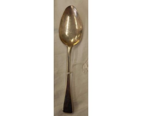 A GEORGE III SILVER DESSERT SPOON, LONDON 1804 