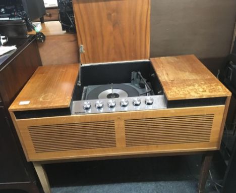 A VINTAGE MARCONIPHONE STEREOPHONIC SOLID STATE RADIOGRAM, 1950'S