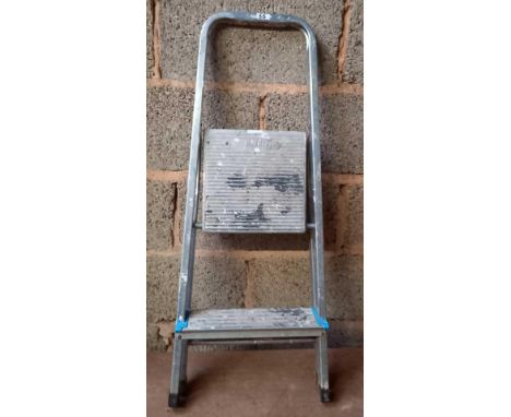 1 ABRU 3 WAY LADDER, 1 TWO STEP LADDER &amp; 1 THREE STEP LADDER