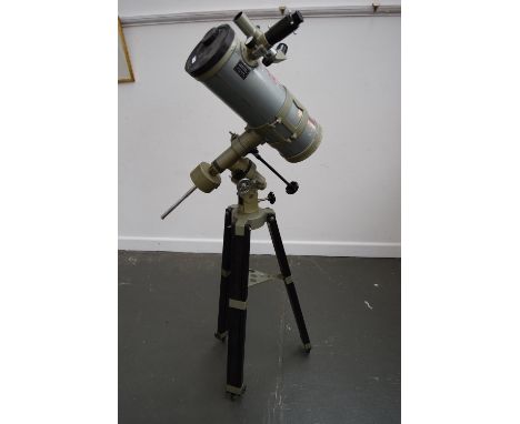 A Bressner astronomy telescope on tripod stand