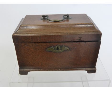 Two Stationery Boxes, one rosewood the other oak together with an Oak Tea Caddy.