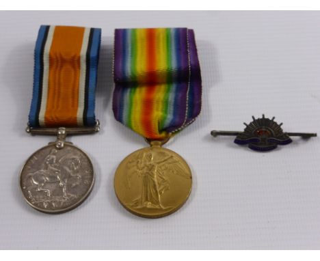 A Great War and Victory Medal, awarded to Pte. S.E. 11224 P.J. Henton A.V.C., together with an Australian Commonwealth Milita