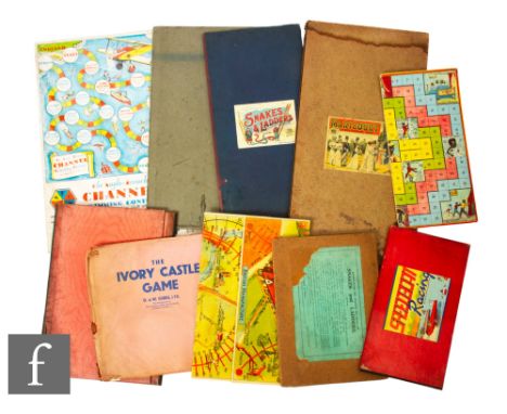 A collection of assorted game boards, 1900s and later, to include BDL Enid Blyton's Journey Through Fairyland, Fairlyand or T