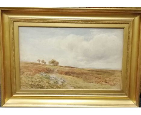 Edmund M Wimperis (1835-1900) "A Rough Common", signed lower left "EMW 1879", watercolour, 38 x 64cm. Provenance: Christie's,