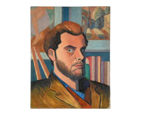 Self Portrait signed 'Head' (lower left) oil on canvas, unframed 82 x 64cm