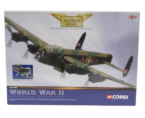 A Corgi The Aviation Archive AA32608 World War II Bombers on the Horizon Avro Lancaster Mk III (Special) - AJ-G, ED932, Wing 