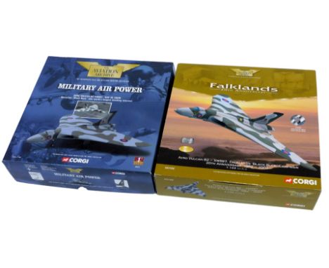 Corgi The Aviation Archive 1:144 scale diecast aircraft, including AA31202 Falklands 20th Anniversary Avro Vulcan B2-XM597, F