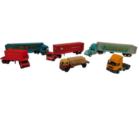 Corgi and Siku boxed diecast vehicles, including 59557 Geodis Cavewood Renault curtain side, CC12705 ERF ECS tractor unit Jac