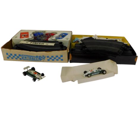 Scalextric, including a Scalextric Sport 30 set, a Scalextric set Extension Pack HP/1, C138 Saudia Leyland Williams FWO7B (x2