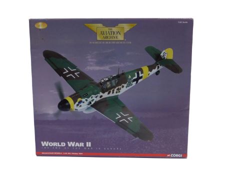 Corgi The Aviation Archive 1:32 scale The End of the War in Europe Messerschmitt BF109G-6-2./JG302 October 1944, boxed. 