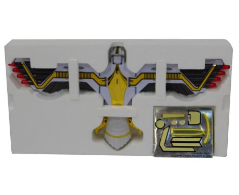 A Bandai boxed Power Rangers White Rangers Deluxe Falconzord.