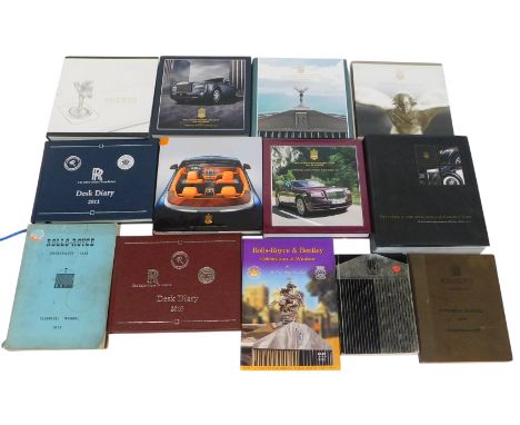 Rolls Royce related books, including Fifty Years of the Rolls Royce Enthusiasts Club, a Rolls Royce Enthusiasts Club Technica