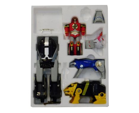 A Bandai Power Rangers Deluxe Ninja Megazord, boxed. 
