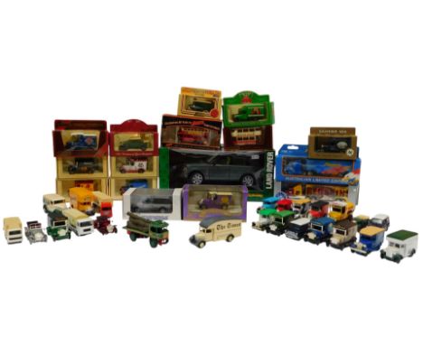Matchbox, Lledo and other boxed and unboxed diecast, including a Matchbox 1997 Team Collectable The Washington Red Skins, Mat