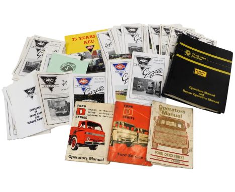 Ford D Series Operator's Manual, Ford D Series Service Manual, Ford D1000 Trucks Operator's Manual, 75 Years of AEC, The AEC 