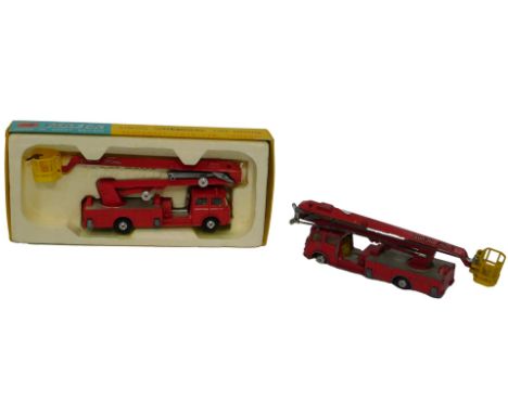 A Corgi Toys 1127 Simon Snorkel fire engine, boxed, and one unboxed.