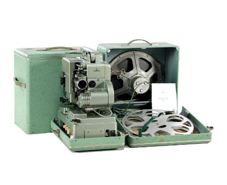 Siemens Projektor 2000 film projector, 16 mm with loudspeaker and coil