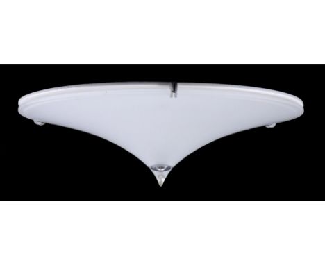 Luciano Cesaro (1949-)Glass ceiling or wall lamp, design Luciano Cesaro for Tre Ci Luce, model Aliën 3301/45, late 20th centu