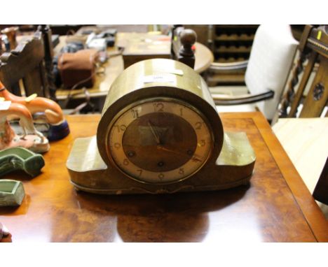 A German three hole mantel clock 