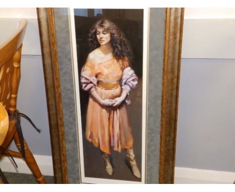 After Robert Lenkiewicz - limited edition colour print - 'Karen', Christmas 2002 with Fisher MacKenzie certificate - 146/500.