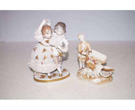 Two early 20th Century Ceramic Groups