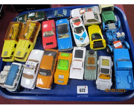 An Interesting Collection of Mainly 1970's Diecast Model Vehicles, by Corgi, Dinky, Matchbox, to include K-7 Racing Car Trans