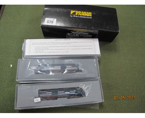 A Graham Farish Ref No 371-475A "N" Gauge Cased Three Car Class 43 "Midland Mainline" D.M.U Set, comprising power loco R/No 4
