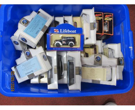 Forty Plus Diecast Model Vehicles, by Lledo, including Model 'T' Ford Van 'Monkton Hall Colliery, boxed.