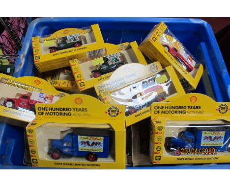 Forty Plus Diecast Model Vehicles, by Lledo, including Bedford 30 CWT Van 'Shell', boxed.