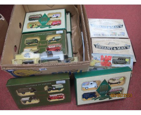 Approximately Forty Diecast Model Vehicles, by Lledo, mostly multi vehicle sets, including D-Day 50th Anniversary of Operatio