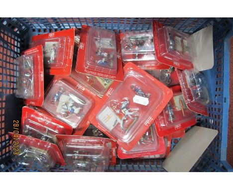 Twenty Four Packs of White Metal Model Military Figures, by Del Prado appearing to be from the 'Relive Waterloo' Collection, 