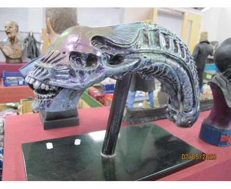 Alien Bust/Model of an Xenomorph, 45cm long x 25cm high.