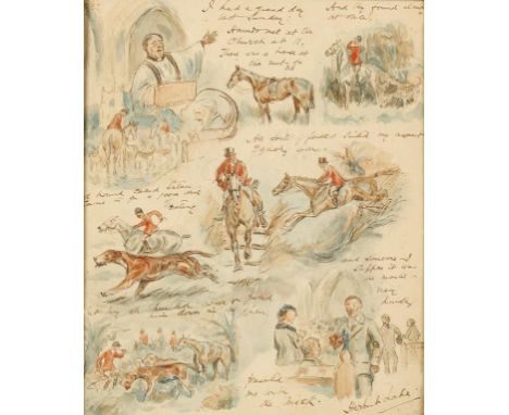 HERBERT LAKE (possibly Lt. Herbert Arnold Lake, The Royal Army Medical Corps 1883-1969) "I had a grand day last Sunday. Hunt 