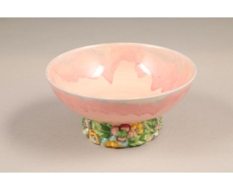 A Clarice Cliff Bizarre hand painted circular bowl, in the 'My Garden' pattern, diameter 16.5cm.CONDITION REPORT:Bowl is in e