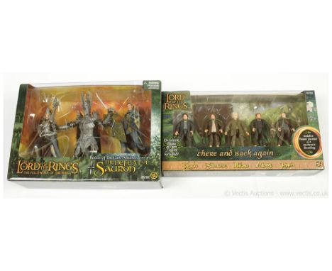 Toy Biz The Lord of the Rings The Fellowship of the Ring Battle of the Last Alliance The Defeat of Sauron figure pack. Toy Bi