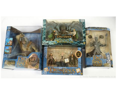 Toy Biz The Lord of the Rings figure packs x two includes The Two Towers Quest of Mordor Deluxe 3-pack, The Return of the Kin