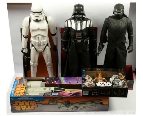 Jakks Pacific Star Wars large scale 31" figures x three includes Darth Vader, Kylo Ren and Stormtrooper. Hasbro Hero Series X