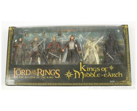 Toy Biz The Lord of the Rings The Return of the King Kings of Middle-Earth 6 figure pack, within Good Plus sealed packaging.