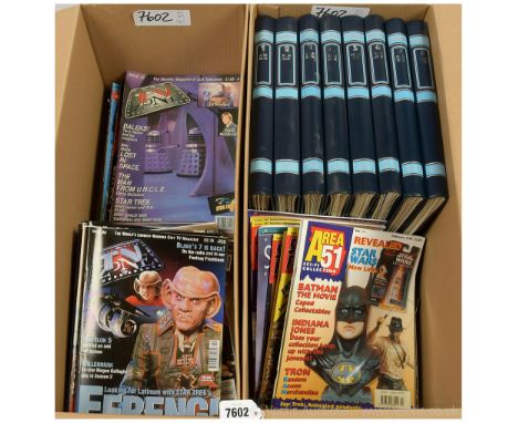 Large quantity of magazines includes TV Zone x 53, Sci-Fi &amp; Fantasy Models x 11, Area 51 Sci-Fi Collecting x 6, also incl