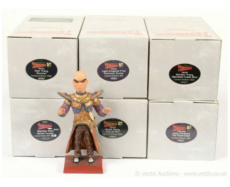 Robert Harrop Thunderbirds Limited Edition hand painted figurines x six includes Martian Pete "Martian Invasion", Scott Tracy