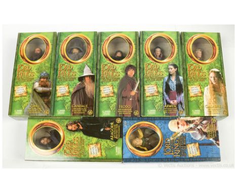 Toy Biz The Lord of the Rings Special Edition Collector Series large scale figures x seven includes Gandalf, Gimli, Frodo, Ar